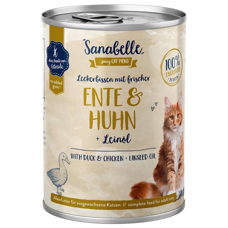 Sanabelle mit Ente & Huhn 12x400g von Sanabelle