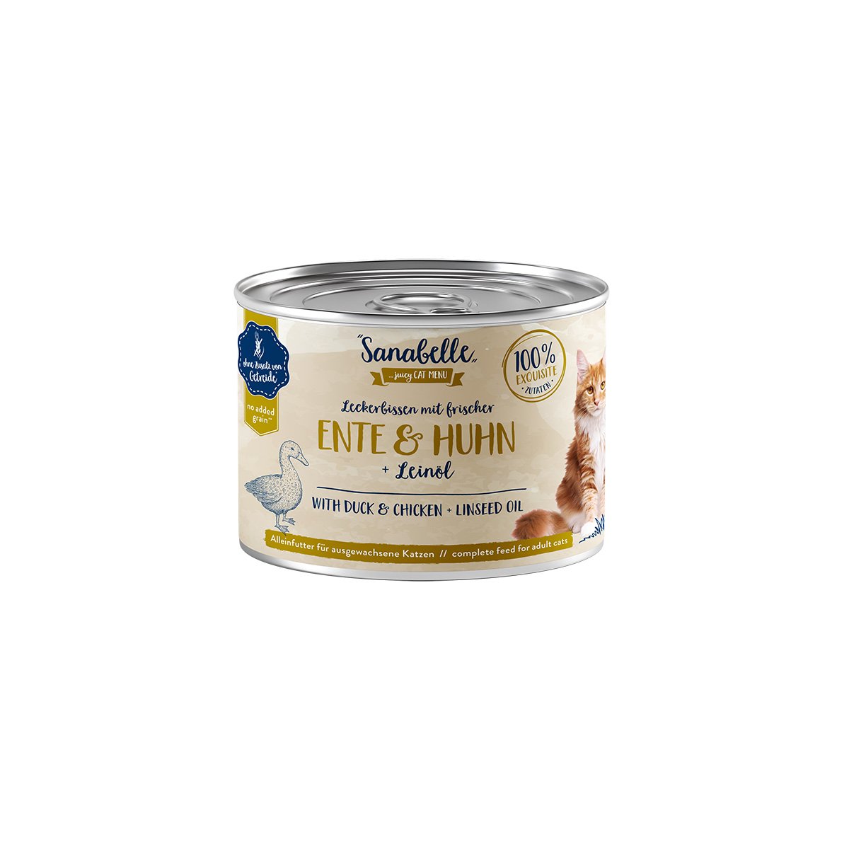 Sanabelle mit Ente & Huhn 6x195g von Sanabelle