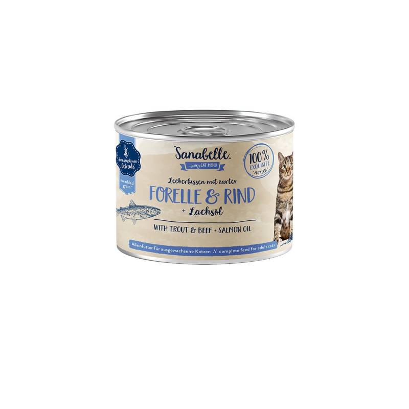 Sanabelle mit Forelle & Rind 12x195g von Sanabelle