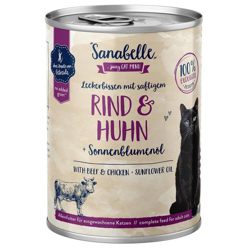 Sanabelle mit Rind & Huhn 12x400g von Sanabelle