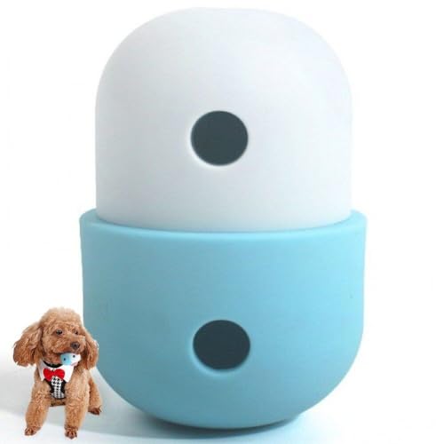 Sanfly Hund Spielzeugball, Undichte Food Ball Lustige Interaktive Haustier Slow Feeder Bowl Puzzle Spielzeughund Reinigung Spielzeugball Haustier Vorräte von Sanfly