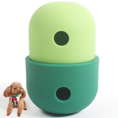 Sanfly Hund Spielzeugball, Undichte Food Ball Lustige Interaktive Haustier Slow Feeder Bowl Puzzle Spielzeughund Reinigung Spielzeugball Haustier Vorräte von Sanfly