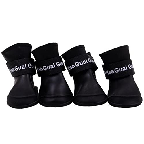 wasserdichte Hundestiefel Anti-rutsch Hunde Tatzenschutz Schuhe Haustier Hund Schuhe Paw Protector Doggy Boots Für Kleine Mittelhunde Katzen Welpen von Sanfly