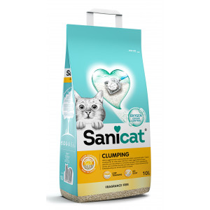 Sanicat Clumping Katzenstreu geruchlos 10 Liter von Sanicat