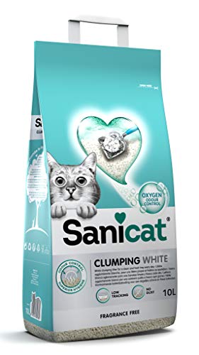 Sanicat Clumping White Cotton Fresh 10 L von Sanicat