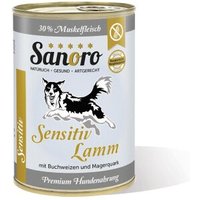 Sanoro Menü Sensitiv Lamm - mit Karotte und Buchweizen 12x400g von Sanoro