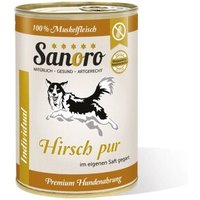 Sanoro Pures Muskelfleisch vom Hirsch 12x400g von Sanoro