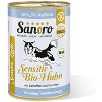 Sanoro Sensitiv BIO-Huhn mit BIO-Gemüse 12x400g von Sanoro