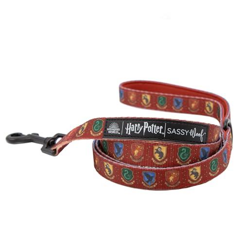 Sassy Woof Harry Potter™ Hundeleine, 152,4 cm, mit patentiertem Design und Neopren-gepolstertem Griff, bequem, langlebig und stilvoll für kleine bis große Hunde von Sassy Woof