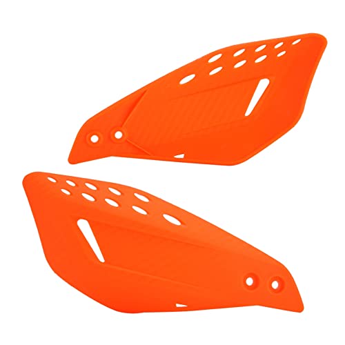 Saterkali Handbar Shield Convenient Protective Gear Wear-Resistant Motorcycle Handle Protector Shield for Dirt Bike Orange von Saterkali