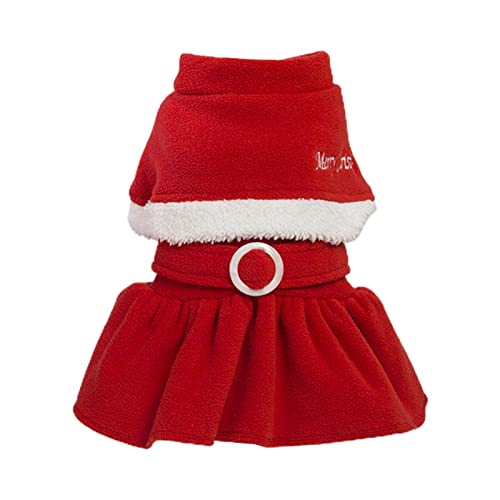 Saterkali Haustierrock, modischer Stil, Foto-Requisite, leicht, Weihnachten, Festival, Haustierkleid für Teddy, 2 XL von Saterkali