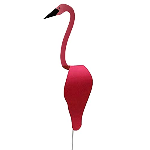 Swirl Bird Swan Dynamic Bird Bird Slight Swing Bird Flamingo Swan Flamingo Garden Decor Swan Flamingo Yard Ornament Rot von Saterkali