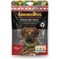 SavannaDog Happen mit Apfel vom südafrikanischen Strauss 100g von SavannaDog