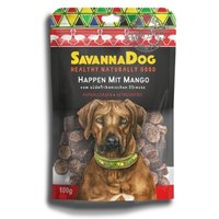 SavannaDog vom südafrikanischen Strauß Happen 100 g mit Mango von SavannaDog