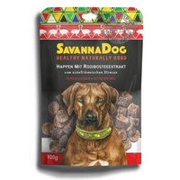 SavannaDog vom südafrikanischen Strauß Happen 100 g mit Rooibostee von SavannaDog