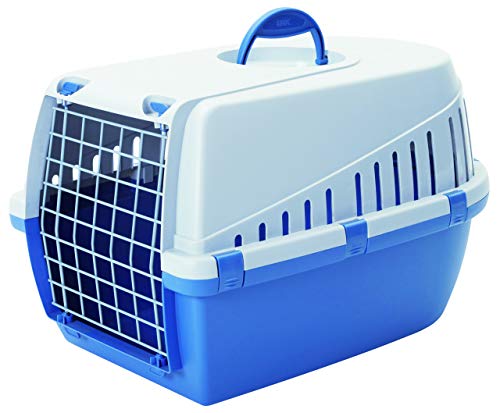 Savic Trotter 3 Transportbox Atlantic Blue, hellgrau, 60,5 x 40,5 x 39 cm von Savic