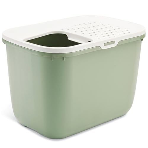 Savic Katzentoilette Hop In Botanical Green 58,5 x 39 x 39,5 cm von Savic