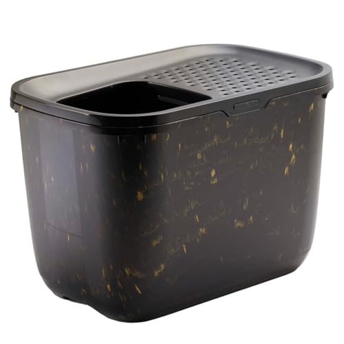 Savic katzentoilette hop in marmor schwarz/Gold von Savic