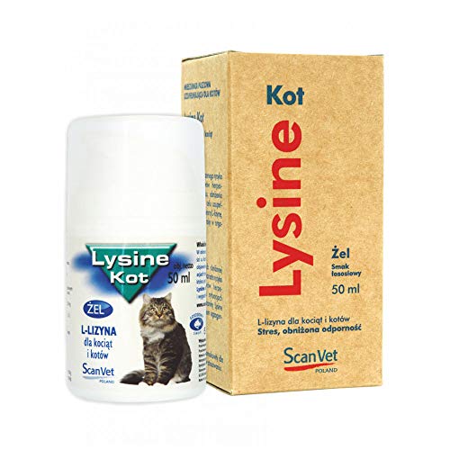 SCANVET Lysine Gel 50ml Ergänzungsfuttermischung für Katzen von ScanVet