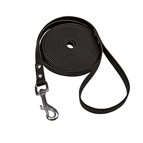 Schecker Biothane Schleppleine 5 m / 9 mm Schwarz Fährtenleine Mantrailing Übungsleine Hundeleine mit Handschlaufe Schecker Biothane Schleppleine 5 m / 9 mm Schwarz Fährtenleine Mantrailing Übungsleine Hundeleine mit Handschlaufe von Schecker