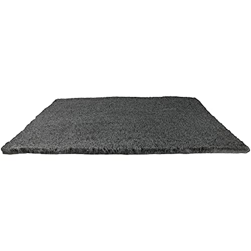 Schecker Hundedecke - Flauschige DRYPLACE Gesundheitsdecke - 100 x 150 cm - Grau - Bildung eines Trockenpuffers von Schecker