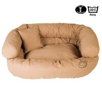 Schecker - Ersatzbezug für Hunde-Sofa, Farbe: Nougat [120 x 100 x 35 cm] von Schecker