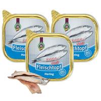 Schecker - Fleischtopf-Schälchen-PUR Hering [3 x 200g] von Schecker