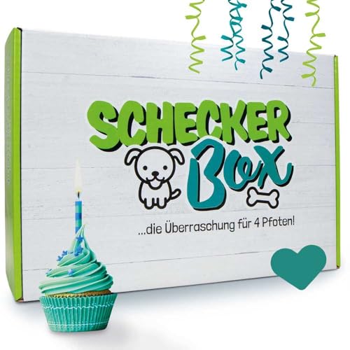 Schecker - Geburtstagsbox -Tolle Leckereien und Spielzeug verbergen Sich hinter Dieser Überraschung von Schecker