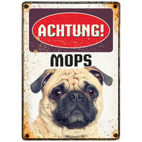 Schecker - Plenty Gifts Warnschilder [Mops] von Schecker