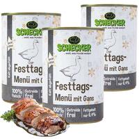 Schecker - Schecker Festtags-Menü mit Gans [3 x 410g] von Schecker