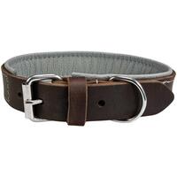 Schecker - Schecker Hunde-Halsband "Moorfeuer", Farbe: braun-himmel [45 cm lang x 20 mm breit] von Schecker