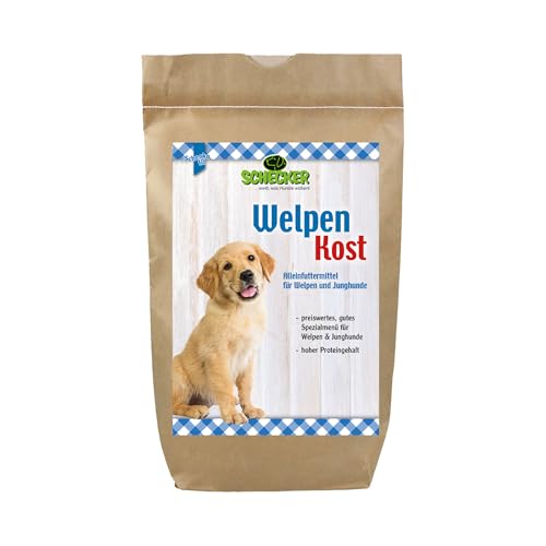 Schecker Trockenfutter - Welpen Kost mit Geflügel - 3 kg - Welpenfutter - hoher Proteingehalt von Schecker