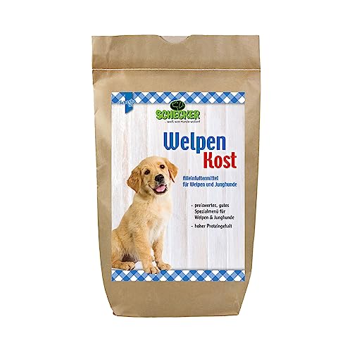 Schecker Trockenfutter - Welpen Kost mit Geflügel - 3 kg - Welpenfutter - hoher Proteingehalt von Schecker