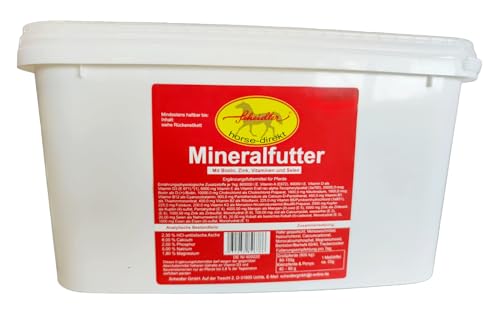 Scheidler horse-direkt Mineralfutter für Pferde - Ergänzungsfuttermittel - im 4 kg Eimer - inkl. Messlöffel zur täglichen optimalen Versorgung mit Mineralien und Vitaminen von Scheidler horse-direkt