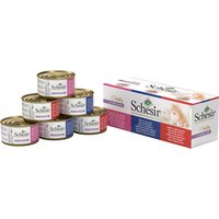 Probierpaket Schesir Dose - Natural mit Reis 6 x 85 g (3 Sorten gemischt) von Schesir