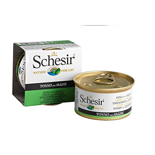 Schesir, Katzenfutter, Thunfisch mit Algen, 85 g von Schesir