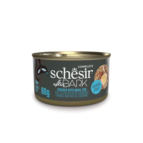 Schesir, Komplettes Nassfutter für Katzen (12 Dosen x 80 g) von Schesir