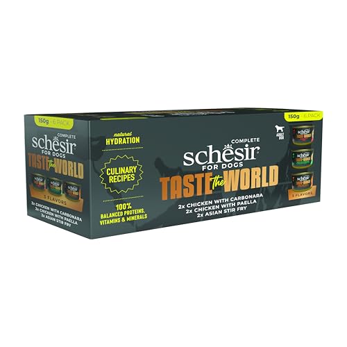 Schesir, Taste of The World Nassfutter für Hunde, 1 x 6 x 150 g von Schesir