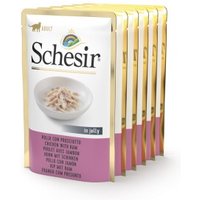 Schesir Adult 6x85g Huhn & Schinken von Schesir