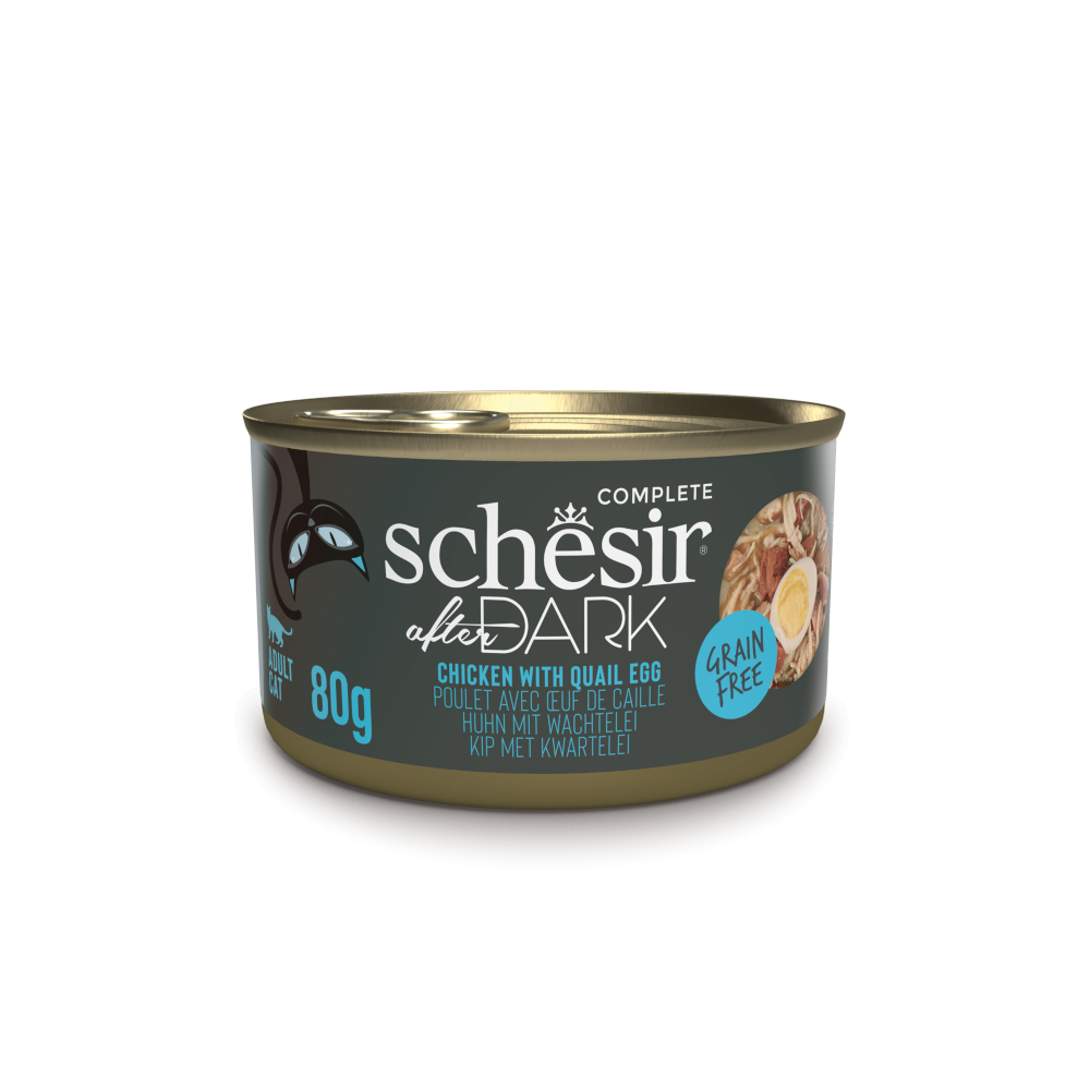 Schesir After Dark 12 x 80 g - Huhn & Ei von Schesir