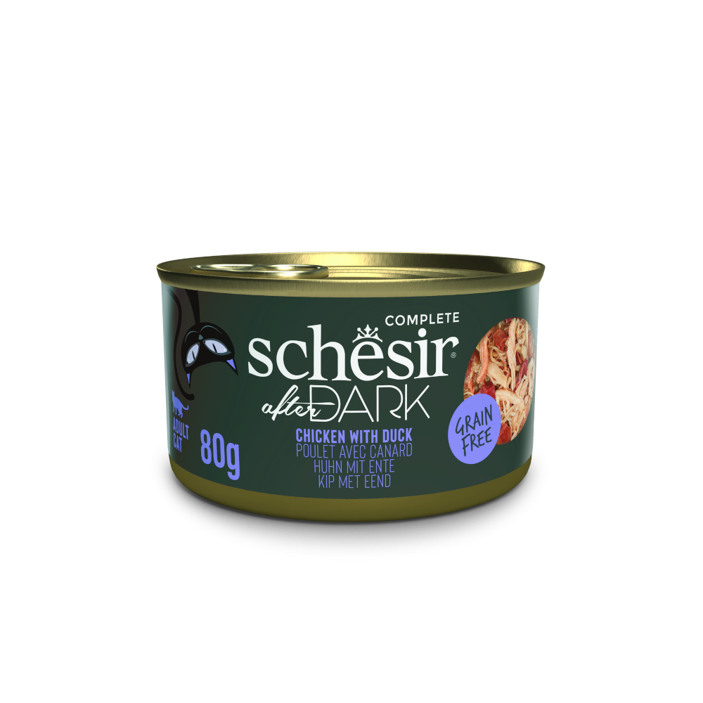 Schesir After Dark 12 x 80 g - Huhn & Ente von Schesir