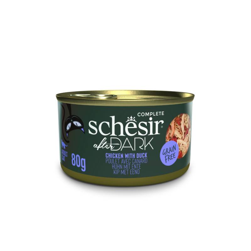 Schesir After Dark 12 x 80 g - Huhn & Ente von Schesir