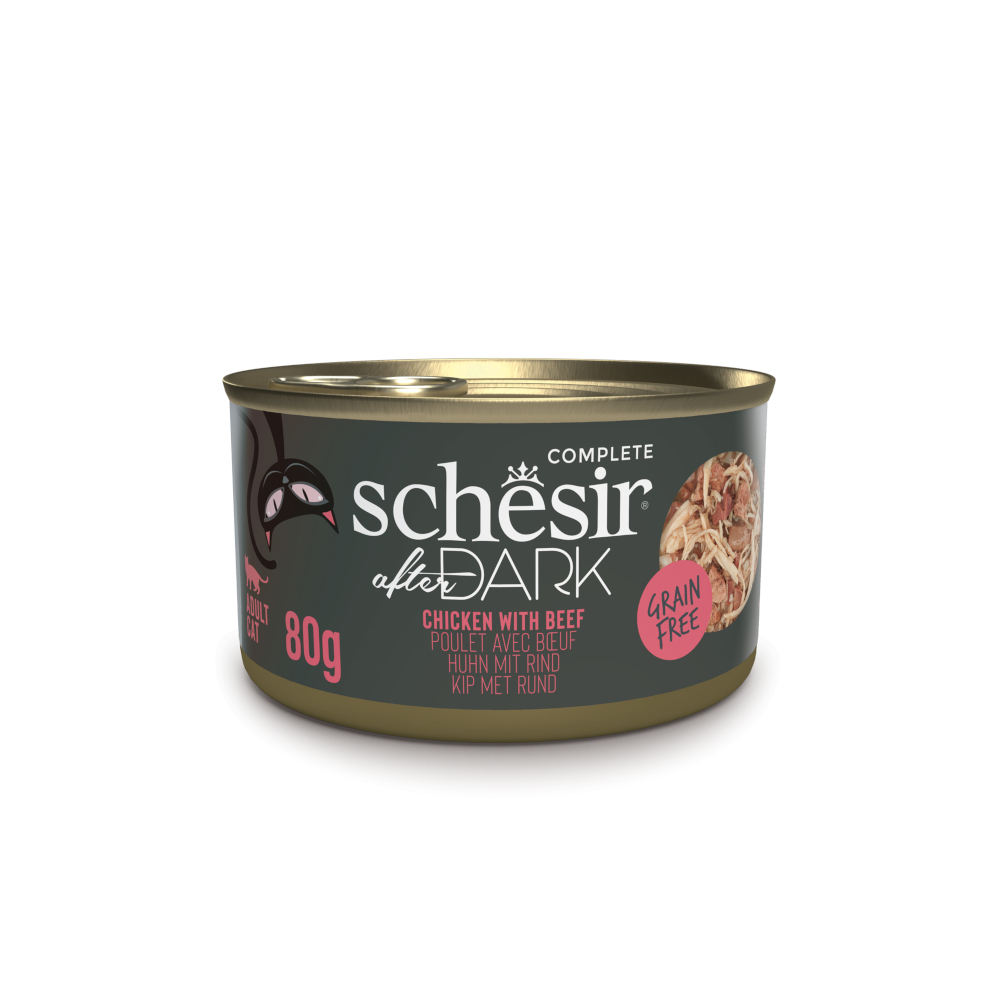 Schesir After Dark 12 x 80 g - Huhn & Rind von Schesir