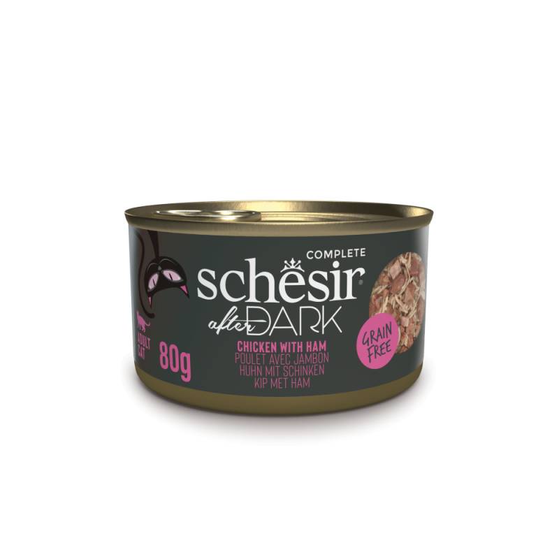 Schesir After Dark 12 x 80 g - Huhn & Schinken von Schesir