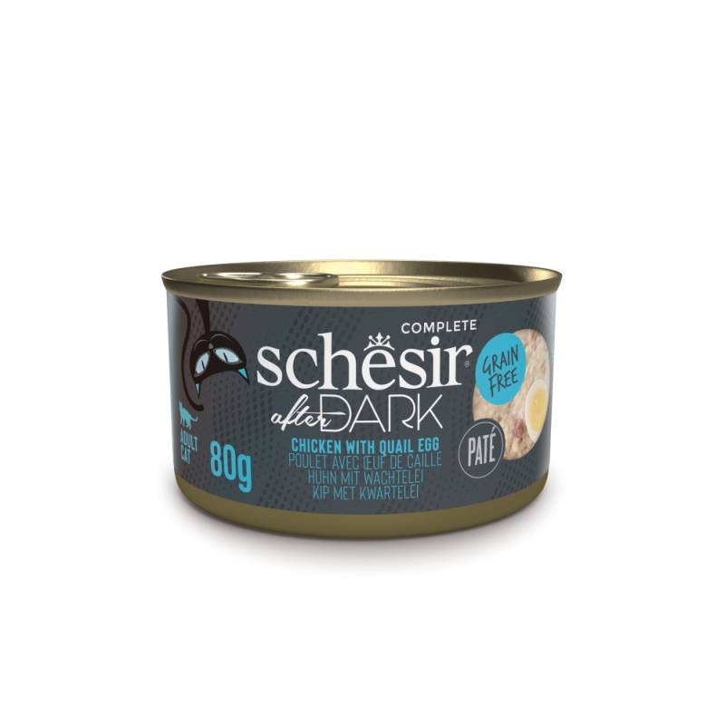 Schesir After Dark Complete Paté 12 x 80 g - Huhn & Ei von Schesir