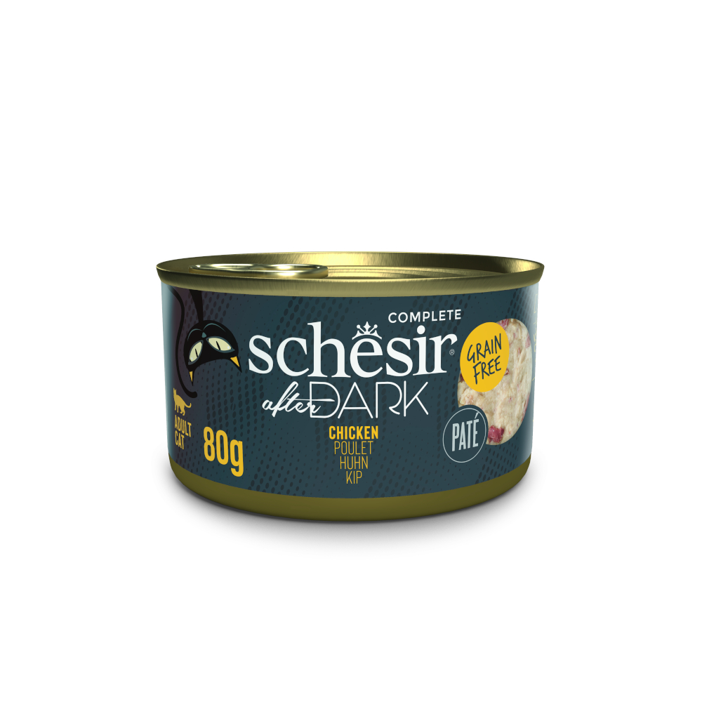 Schesir After Dark Complete Paté 12 x 80 g - Huhn von Schesir