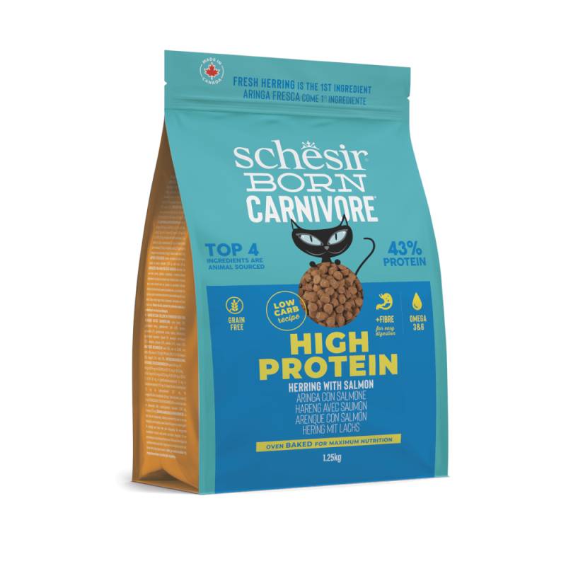 Schesir Born Carnivore High Protein Hering mit Lachs - 1,25 kg von Schesir