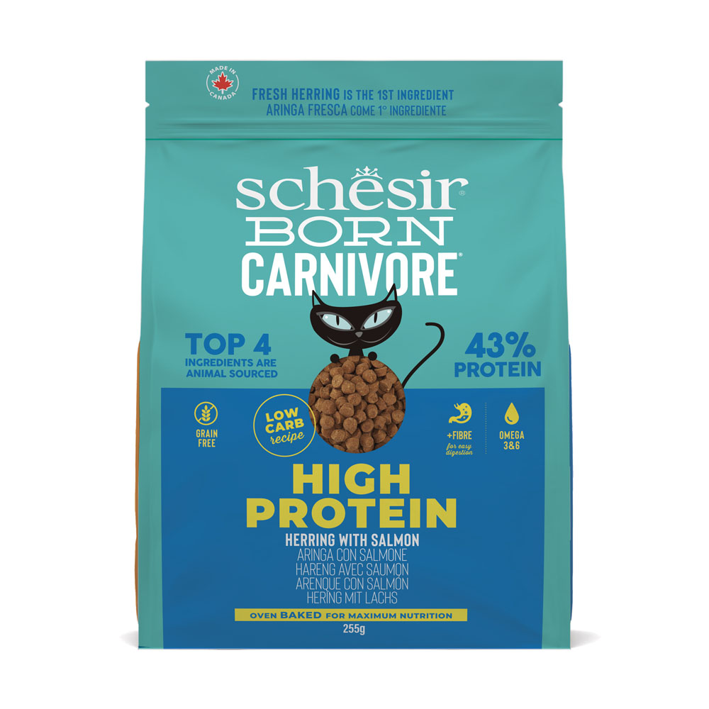 Schesir Born Carnivore High Protein Hering mit Lachs - Sparpaket: 2 x 255 g von Schesir