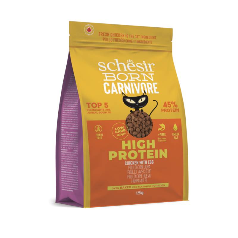 Schesir Born Carnivore High Protein Huhn mit Ei - 1,25 kg von Schesir