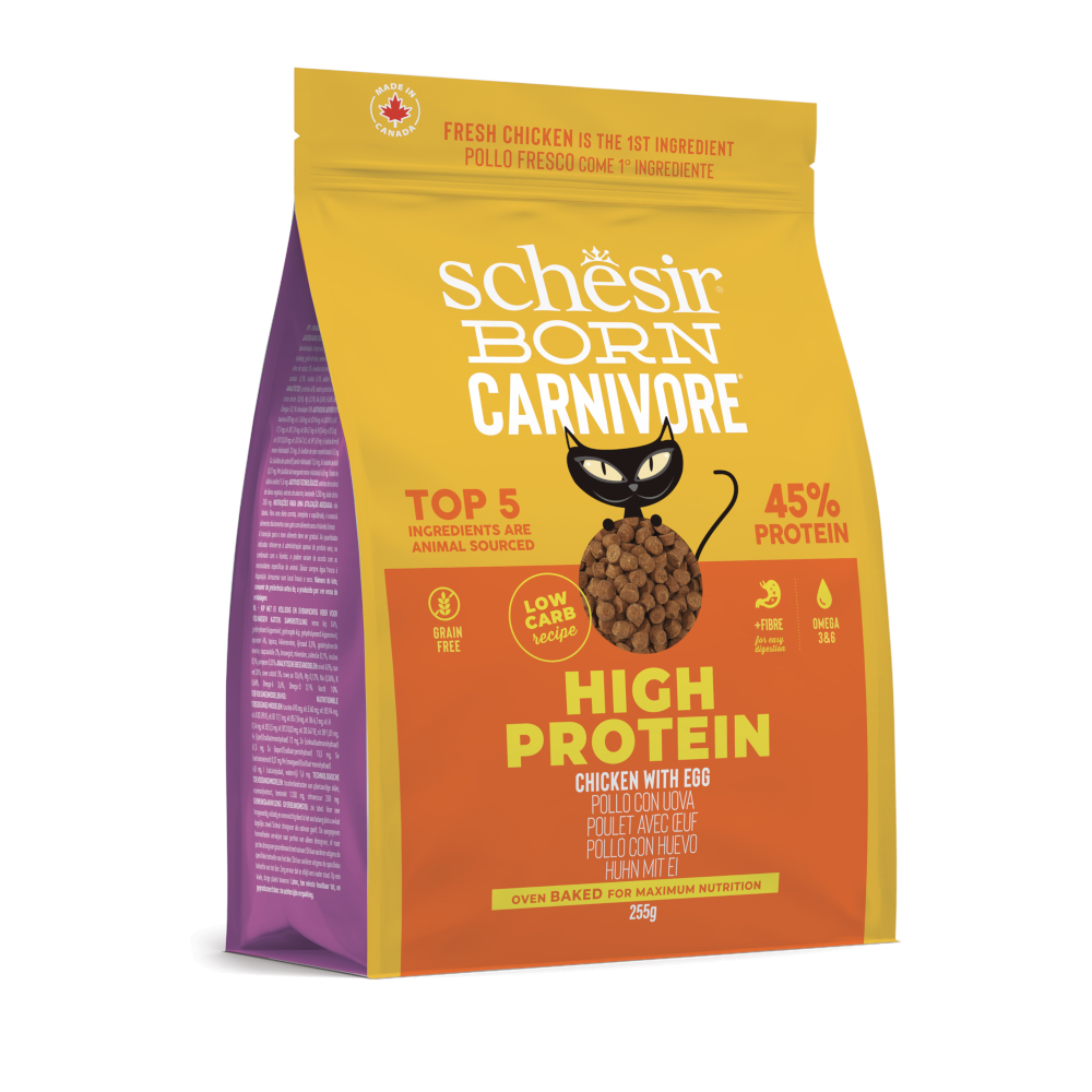 Schesir Born Carnivore High Protein Huhn mit Ei - 255 g von Schesir